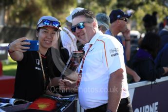 World © Octane Photographic Ltd. Formula 1 - Australian GP - Wednesday Melbourne Walk. Zak Brown - Executive Director of McLaren Technology Group. Albert Park, Melbourne, Australia. Thursday 22nd March 2018.