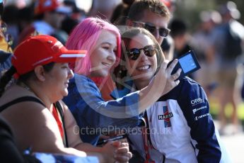 World © Octane Photographic Ltd. Formula 1 - Australian GP - Wednesday Melbourne Walk. Claire Williams - Deputy Team Principal of Williams Martini Racing. Albert Park, Melbourne, Australia. Thursday 22nd March 2018.