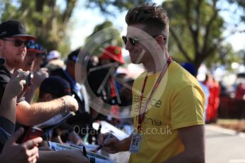 World © Octane Photographic Ltd. Formula 1 – Australian GP - Thursday Melbourne Walk. Renault Sport F1 Team RS18 – Nico Hulkenberg. Albert Park, Melbourne, Australia. Thursday 22nd March 2018.