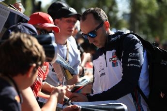 World © Octane Photographic Ltd. Formula 1 – Australian GP - Thursday Melbourne Walk. Williams Martini Racing FW41 – Robert Kubica. Albert Park, Melbourne, Australia. Thursday 22nd March 2018.