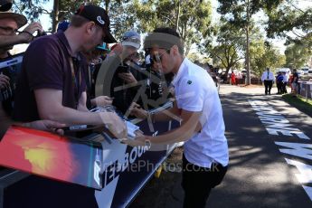 World © Octane Photographic Ltd. Formula 1 – Australian GP - Thursday Melbourne Walk. Alfa Romeo Sauber F1 Team C37 – Charles Leclerc. Albert Park, Melbourne, Australia. Thursday 22nd March 2018.