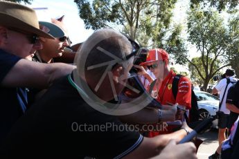 World © Octane Photographic Ltd. Formula 1 – Australian GP - Thursday Melbourne Walk. Scuderia Ferrari SF71-H – Kimi Raikkonen. Albert Park, Melbourne, Australia. Thursday 22nd March 2018.