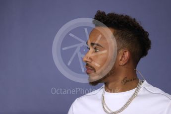 World © Octane Photographic Ltd. Formula 1 – Australian GP – Drivers’ Press Conference. Mercedes AMG Petronas Motorsport AMG F1 W09 EQ Power+ - Lewis Hamilton. Albert Park, Melbourne, Australia. Thursday 22nd March 2018.