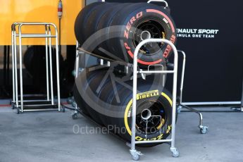 World © Octane Photographic Ltd. Formula 1 – Australian GP - Wednesday Setup. Tyres. Albert Park, Melbourne, Australia. Wednesday 21st March 2018.