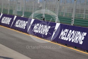 World © Octane Photographic Ltd. Formula 1 – Australian GP - Wednesday Setup. Melbourne signage. Albert Park, Melbourne, Australia. Wednesday 21st March 2018.