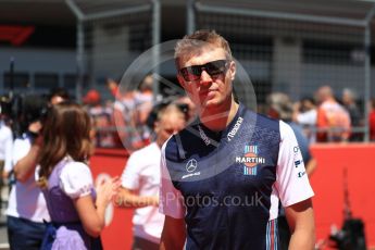 World © Octane Photographic Ltd. Formula 1 – Austrian GP - Drivers Parade. Williams Martini Racing FW41 – Sergey Sirotkin. Red Bull Ring, Spielberg, Austria. Sunday 1st July 2018.