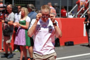 World © Octane Photographic Ltd. Formula 1 – Austrian GP - Drivers Parade. Mercedes AMG Petronas Motorsport AMG F1 W09 EQ Power+ - Valtteri Bottas. Red Bull Ring, Spielberg, Austria. Sunday 1st July 2018.