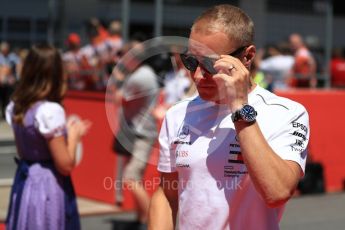 World © Octane Photographic Ltd. Formula 1 – Austrian GP - Drivers Parade. Mercedes AMG Petronas Motorsport AMG F1 W09 EQ Power+ - Valtteri Bottas. Red Bull Ring, Spielberg, Austria. Sunday 1st July 2018.