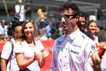 World © Octane Photographic Ltd. Formula 1 – Austrian GP - Drivers Parade. Aston Martin Red Bull Racing TAG Heuer RB14 – Daniel Ricciardo. Red Bull Ring, Spielberg, Austria. Sunday 1st July 2018.