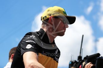 World © Octane Photographic Ltd. Formula 1 – Austrian GP - Drivers Parade. Renault Sport F1 Team RS18 – Nico Hulkenberg. Red Bull Ring, Spielberg, Austria. Sunday 1st July 2018.