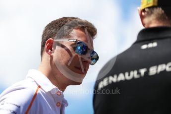 World © Octane Photographic Ltd. Formula 1 – Austrian GP - Drivers Parade. Renault Sport F1 Team RS18 – Nico Hulkenberg. Red Bull Ring, Spielberg, Austria. Sunday 1st July 2018.