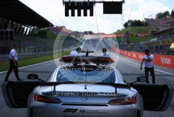 World © Octane Photographic Ltd. Formula 1 – Austrian GP - Grid. View to Turn 1. Red Bull Ring, Spielberg, Austria. Sunday 1st July 2018.