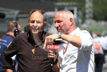 World © Octane Photographic Ltd. Formula 1 – Austrian GP - Grid. Gerhard Berger. Red Bull Ring, Spielberg, Austria. Sunday 1st July 2018.