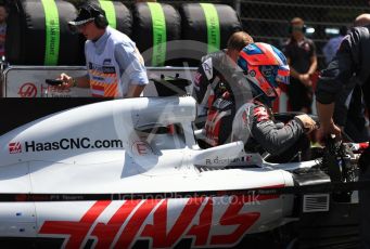 World © Octane Photographic Ltd. Formula 1 – Austrian GP - Grid. Haas F1 Team VF-18 – Romain Grosjean. Red Bull Ring, Spielberg, Austria. Sunday 1st July 2018.