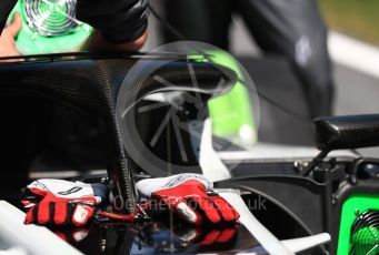 World © Octane Photographic Ltd. Formula 1 – Austrian GP - Grid. Haas F1 Team VF-18 – Romain Grosjean. Red Bull Ring, Spielberg, Austria. Sunday 1st July 2018.