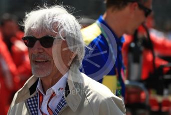 World © Octane Photographic Ltd. Formula 1 - Austrian GP - Grid. Bernie Ecclestone. Red Bull Ring, Spielberg, Austria. Sunday 1st July 2018.