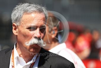 World © Octane Photographic Ltd. Formula 1 - Austrian GP - Grid. Chase Carey - Chief Executive Officer of the Formula One Group and Sean Bratches. Red Bull Ring, Spielberg, Austria. Sunday 1st July 2018.