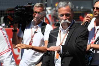 World © Octane Photographic Ltd. Formula 1 - Austrian GP - Grid. Chase Carey - Chief Executive Officer of the Formula One Group. Red Bull Ring, Spielberg, Austria. Sunday 1st July 2018.