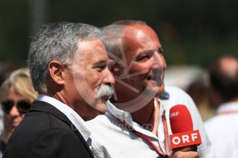 World © Octane Photographic Ltd. Formula 1 - Austrian GP - Grid. Chase Carey - Chief Executive Officer of the Formula One Group. Red Bull Ring, Spielberg, Austria. Sunday 1st July 2018.