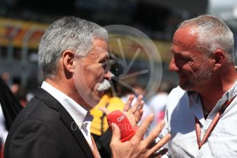 World © Octane Photographic Ltd. Formula 1 - Austrian GP - Grid. Chase Carey - Chief Executive Officer of the Formula One Group. Red Bull Ring, Spielberg, Austria. Sunday 1st July 2018.