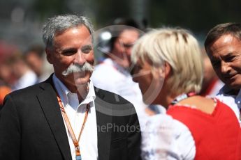 World © Octane Photographic Ltd. Formula 1 - Austrian GP - Grid. Chase Carey - Chief Executive Officer of the Formula One Group. Red Bull Ring, Spielberg, Austria. Sunday 1st July 2018.