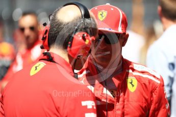 World © Octane Photographic Ltd. Formula 1 – Austrian GP - Grid. Scuderia Ferrari SF71-H – Kimi Raikkonen. Red Bull Ring, Spielberg, Austria. Sunday 1st July 2018.