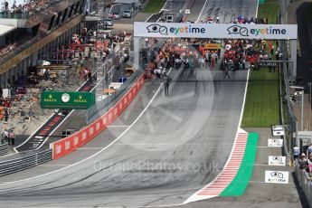 World © Octane Photographic Ltd. Formula 1 – Austrian GP - Grid. Jet Powered body suit. Red Bull Ring, Spielberg, Austria. Sunday 1st July 2018.