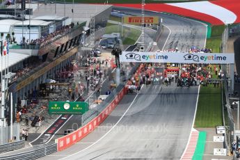 World © Octane Photographic Ltd. Formula 1 – Austrian GP - Grid. Jet Powered body suit. Red Bull Ring, Spielberg, Austria. Sunday 1st July 2018.