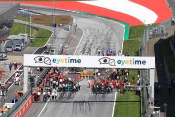 World © Octane Photographic Ltd. Formula 1 – Austrian GP - Grid. Jet Powered body suit. Red Bull Ring, Spielberg, Austria. Sunday 1st July 2018.