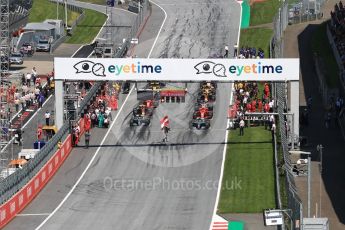 World © Octane Photographic Ltd. Formula 1 – Austrian GP - Grid. Red Bull Ring, Spielberg, Austria. Sunday 1st July 2018.