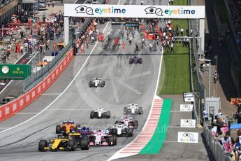 World © Octane Photographic Ltd. Formula 1 – Austrian GP - Grid. Red Bull Ring, Spielberg, Austria. Sunday 1st July 2018.