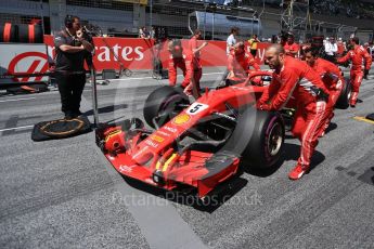 World © Octane Photographic Ltd. Formula 1 – Austrian GP - Grid. Scuderia Ferrari SF71-H – Sebastian Vettel. Red Bull Ring, Spielberg, Austria. Sunday 1st July 2018.