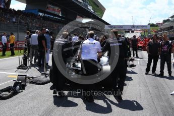 World © Octane Photographic Ltd. Formula 1 – Austrian GP - Grid. Mercedes AMG Petronas Motorsport AMG F1 W09 EQ Power+ - Valtteri Bottas. Red Bull Ring, Spielberg, Austria. Sunday 1st July 2018.