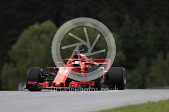 World © Octane Photographic Ltd. Formula 1 – Austrian GP - Practice 1. Scuderia Ferrari SF71-H – Sebastian Vettel. Red Bull Ring, Spielberg, Austria. Friday 29th June 2018.