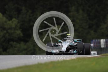 World © Octane Photographic Ltd. Formula 1 – Austrian GP - Practice 1. Mercedes AMG Petronas Motorsport AMG F1 W09 EQ Power+ - Valtteri Bottas. Red Bull Ring, Spielberg, Austria. Friday 29th June 2018.