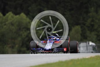World © Octane Photographic Ltd. Formula 1 – Austrian GP - Practice 1. Scuderia Toro Rosso STR13 – Pierre Gasly. Red Bull Ring, Spielberg, Austria. Friday 29th June 2018.