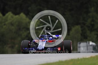 World © Octane Photographic Ltd. Formula 1 – Austrian GP - Practice 1. Scuderia Toro Rosso STR13 – Brendon Hartley. Red Bull Ring, Spielberg, Austria. Friday 29th June 2018.