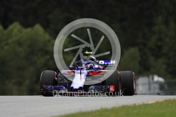 World © Octane Photographic Ltd. Formula 1 – Austrian GP - Practice 1. Scuderia Toro Rosso STR13 – Pierre Gasly. Red Bull Ring, Spielberg, Austria. Friday 29th June 2018.