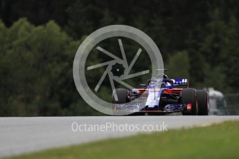 World © Octane Photographic Ltd. Formula 1 – Austrian GP - Practice 1. Scuderia Toro Rosso STR13 – Brendon Hartley. Red Bull Ring, Spielberg, Austria. Friday 29th June 2018.