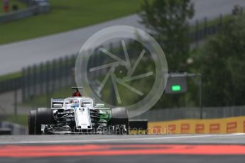 World © Octane Photographic Ltd. Formula 1 – Austrian GP - Practice 1. Alfa Romeo Sauber F1 Team C37 – Marcus Ericsson. Red Bull Ring, Spielberg, Austria. Friday 29th June 2018.