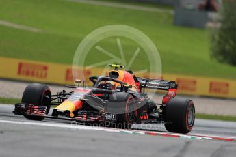 World © Octane Photographic Ltd. Formula 1 – Austrian GP - Practice 1. Aston Martin Red Bull Racing TAG Heuer RB14 – Max Verstappen. Red Bull Ring, Spielberg, Austria. Friday 29th June 2018.