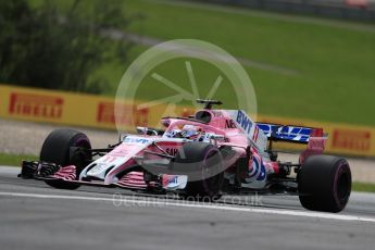 World © Octane Photographic Ltd. Formula 1 – Austrian GP - Practice 1. Sahara Force India VJM11 - Sergio Perez. Red Bull Ring, Spielberg, Austria. Friday 29th June 2018.