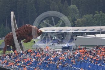 World © Octane Photographic Ltd. Formula 1 – Austrian GP - Practice 1. The Bull. Red Bull Ring, Spielberg, Austria. Friday 29th June 2018.