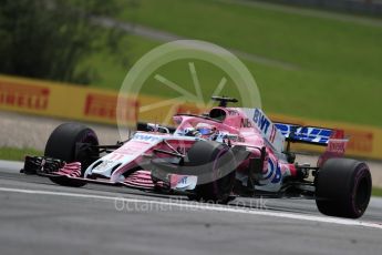 World © Octane Photographic Ltd. Formula 1 – Austrian GP - Practice 1. Sahara Force India VJM11 - Sergio Perez. Red Bull Ring, Spielberg, Austria. Friday 29th June 2018.