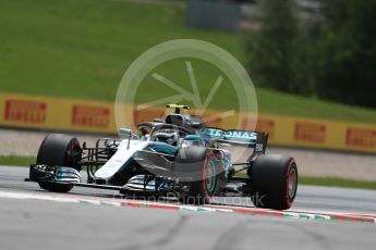 World © Octane Photographic Ltd. Formula 1 – Austrian GP - Practice 1. Mercedes AMG Petronas Motorsport AMG F1 W09 EQ Power+ - Valtteri Bottas. Red Bull Ring, Spielberg, Austria. Friday 29th June 2018.