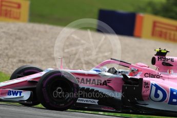 World © Octane Photographic Ltd. Formula 1 – Austrian GP - Practice 1. Sahara Force India VJM11 - Esteban Ocon. Red Bull Ring, Spielberg, Austria. Friday 29th June 2018.