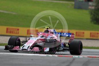 World © Octane Photographic Ltd. Formula 1 – Austrian GP - Practice 1. Sahara Force India VJM11 - Esteban Ocon. Red Bull Ring, Spielberg, Austria. Friday 29th June 2018.