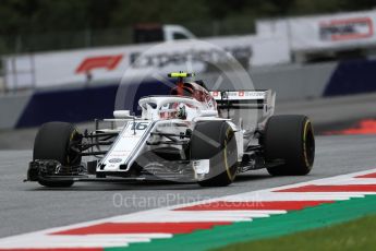 World © Octane Photographic Ltd. Formula 1 – Austrian GP - Practice 1. Alfa Romeo Sauber F1 Team C37 – Charles Leclerc. Red Bull Ring, Spielberg, Austria. Friday 29th June 2018.