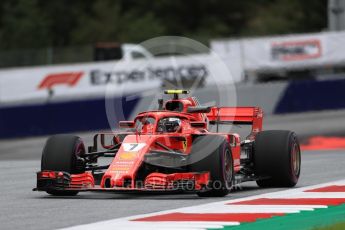 World © Octane Photographic Ltd. Formula 1 – Austrian GP - Practice 1. Scuderia Ferrari SF71-H – Kimi Raikkonen. Red Bull Ring, Spielberg, Austria. Friday 29th June 2018.