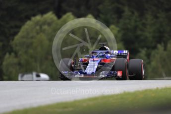 World © Octane Photographic Ltd. Formula 1 – Austrian GP - Practice 1. Scuderia Toro Rosso STR13 – Brendon Hartley. Red Bull Ring, Spielberg, Austria. Friday 29th June 2018.